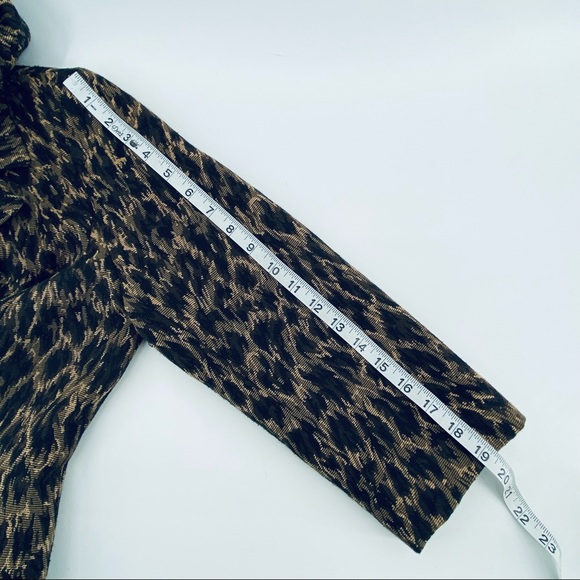 Tahari Arthur S. Levine Women's Size 12 Cheetah Leopard Print Blazer Jacket - Picture 10 of 10